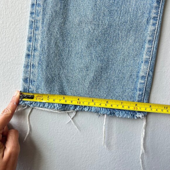 Moussy Vintage Sienna Straight Jeans Light Wash Premium Japanese Denim Sz 29 - Picture 10 of 11